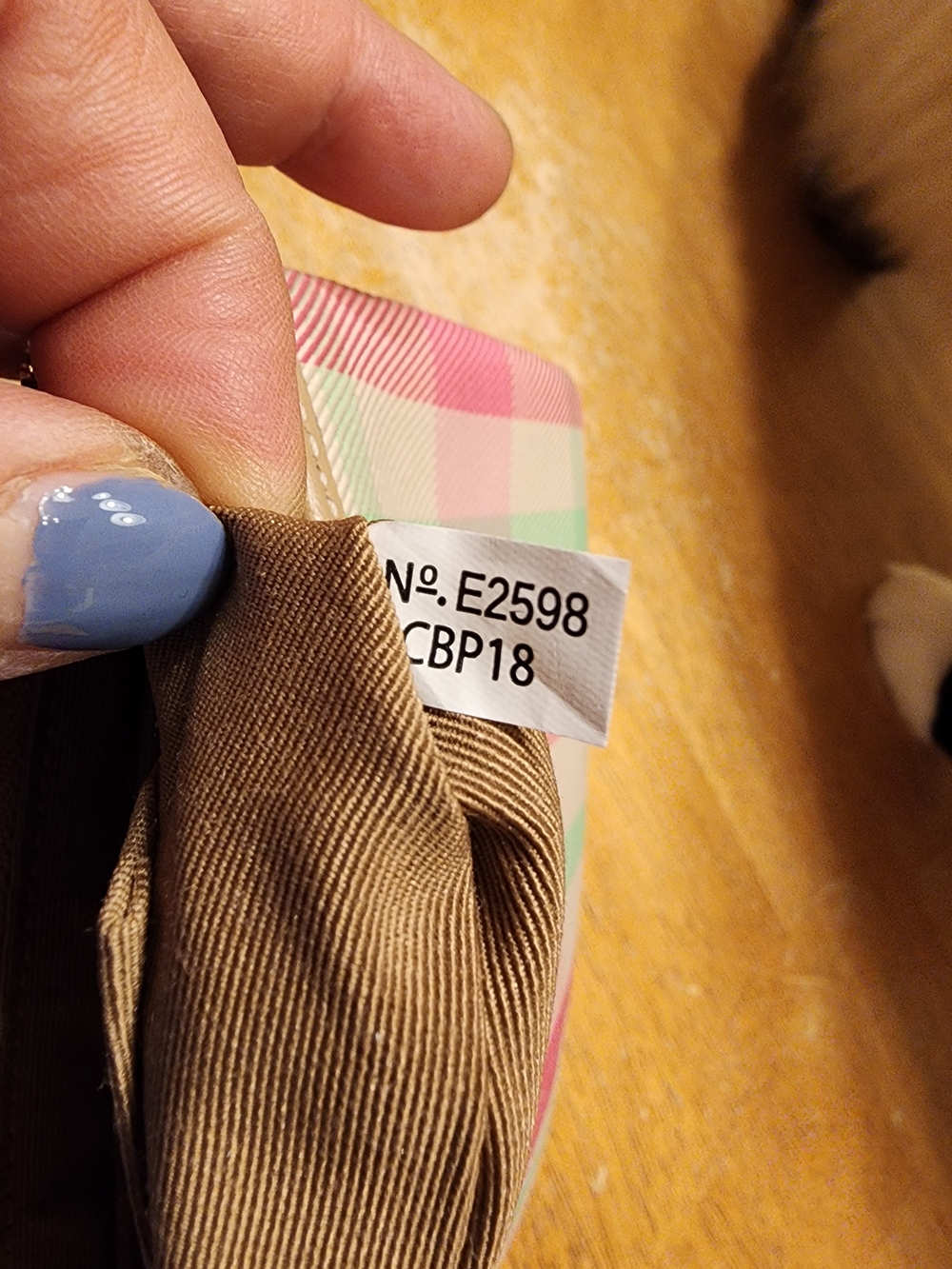 Coach Pink & Mint Plaid Wristlet Wallet - Picture 12 of 13